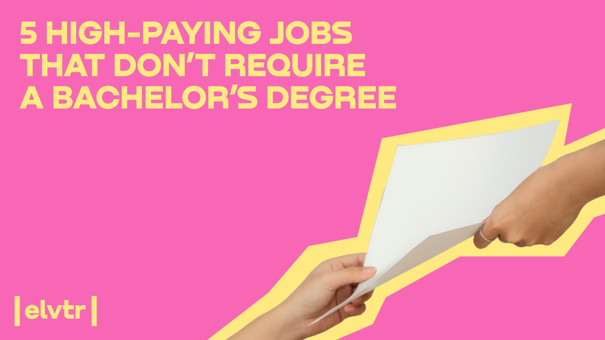 5 high-paying jobs that DON’T require a bachelor’s degree