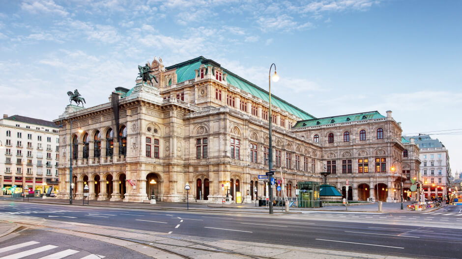 Beautiful architecture in Vienna, Austria