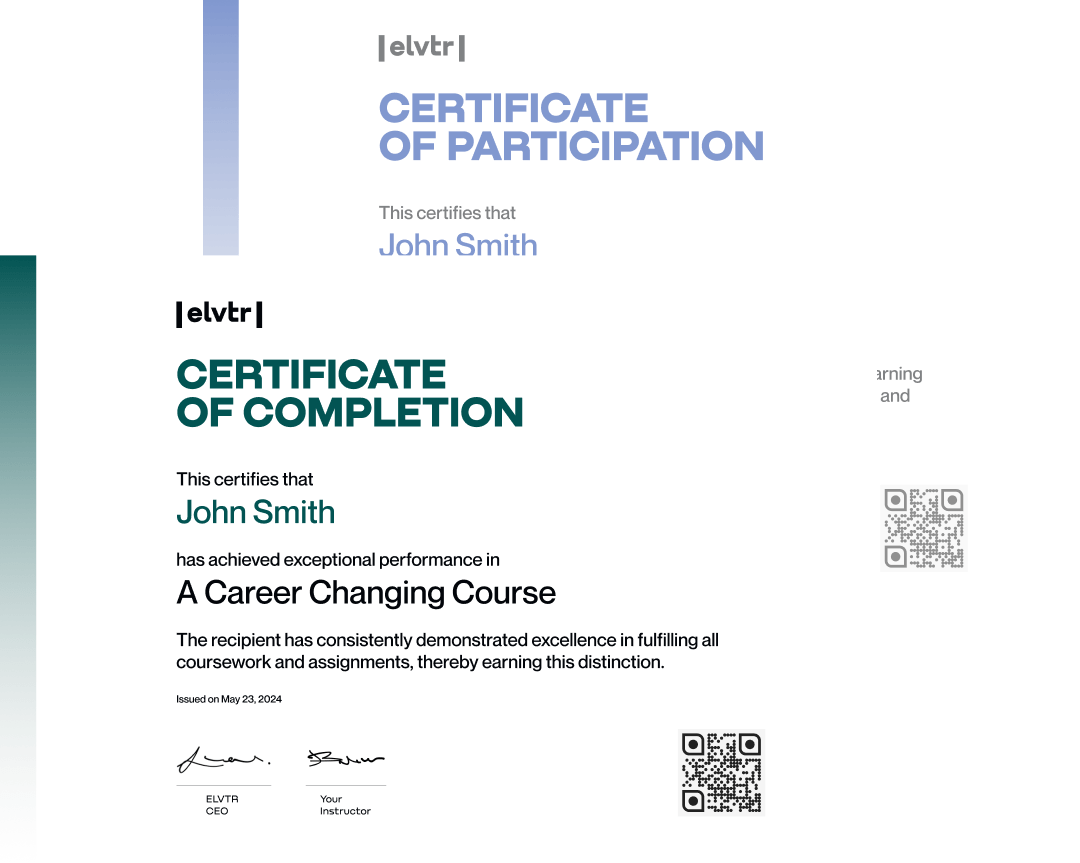 Certificates example