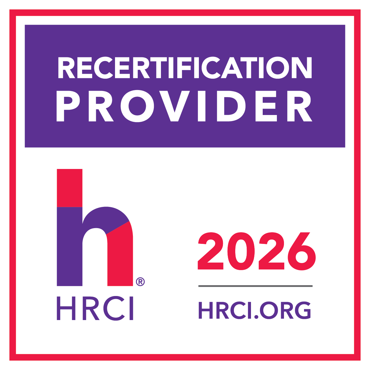 Recertification Provider Seal